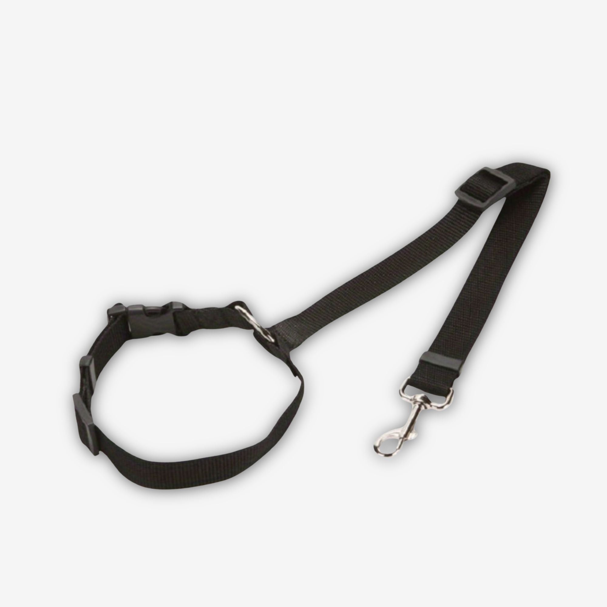 Yogi-Pets Adjustable Pet Car Seat Safety Belt - Heavy-Duty Nylon with Metal Buckle - Black