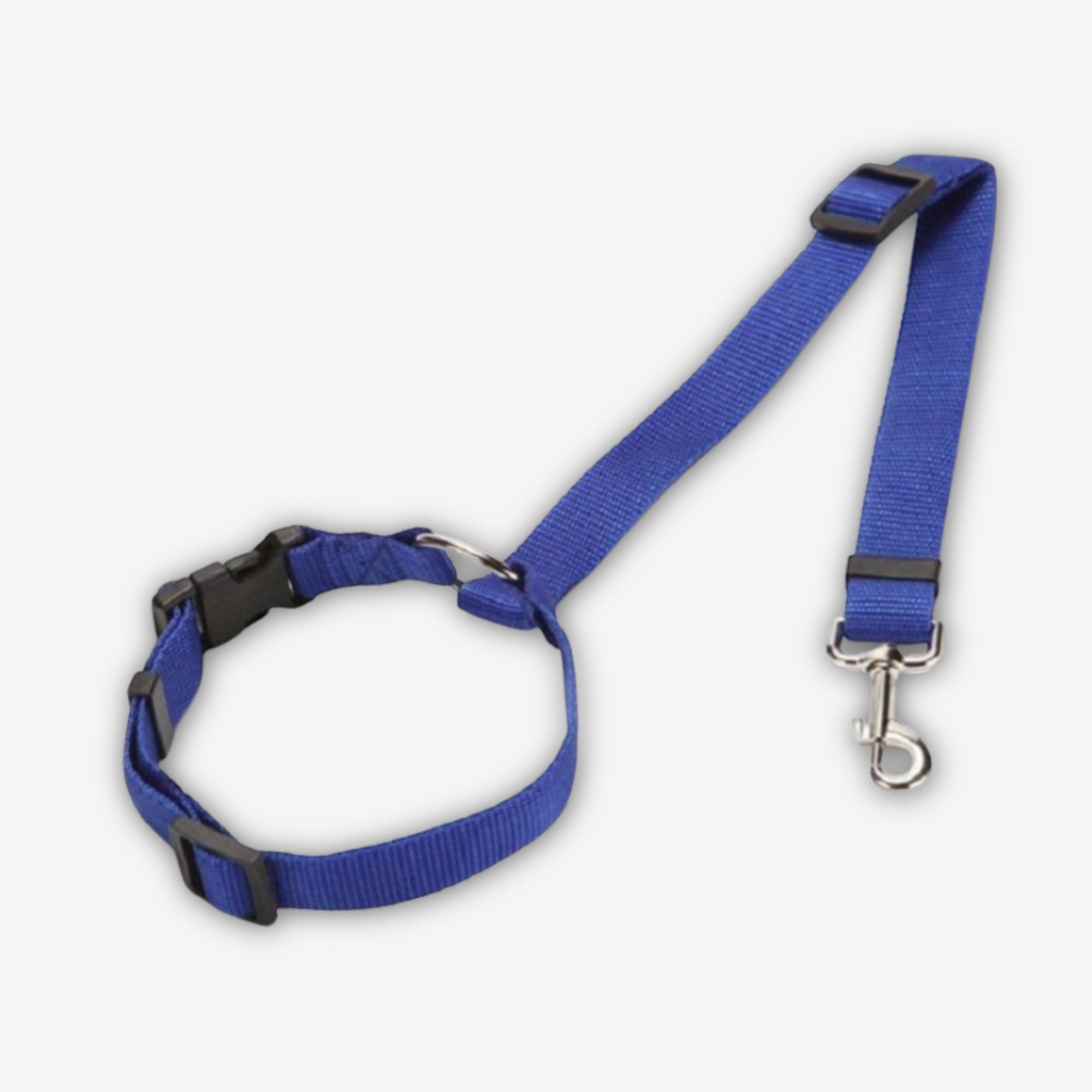 Yogi-Pets Adjustable Pet Car Seat Safety Belt - Heavy-Duty Nylon with Metal Buckle - Blue