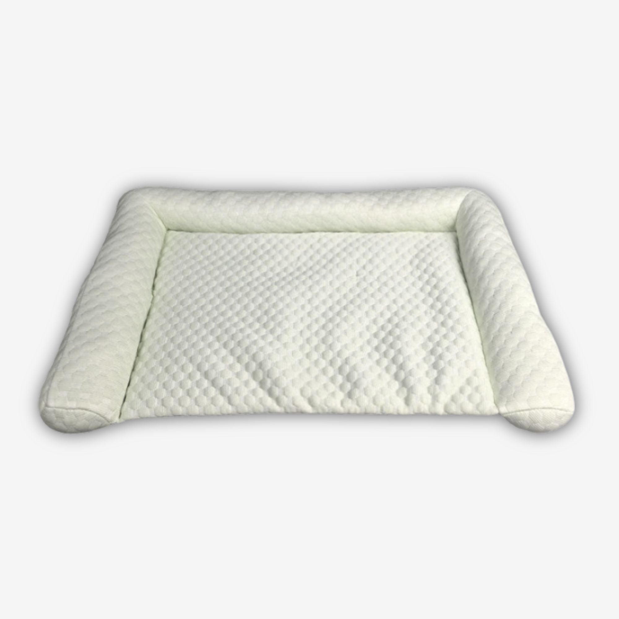 Yogi-Pets Breathable Summer Pet Cooling Mat with Raised Padded Edges - Light Green