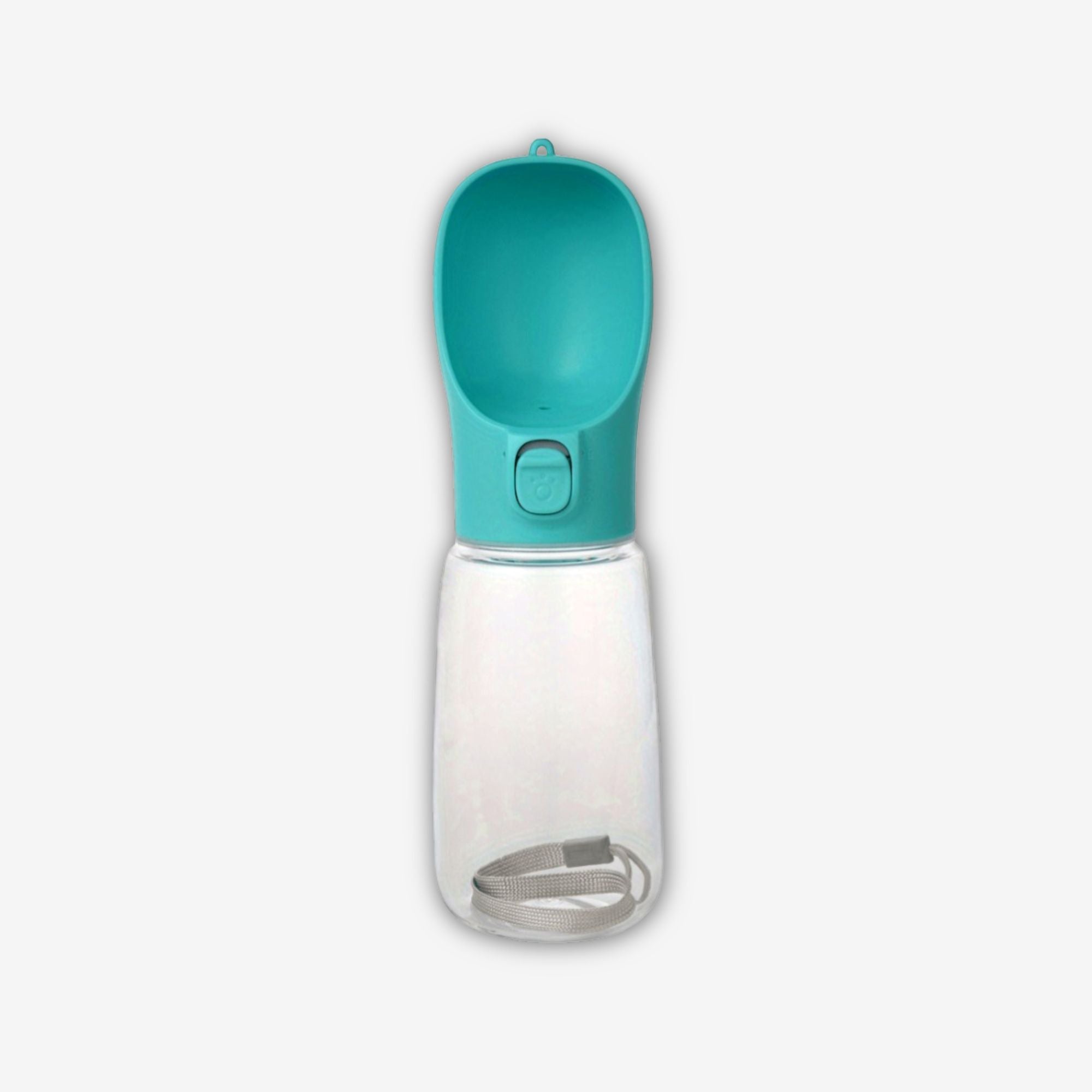 Yogi-Pets Portable Dog Water Bottle - Leak-Proof Travel Dispenser for Walking and Hiking - Turquoise