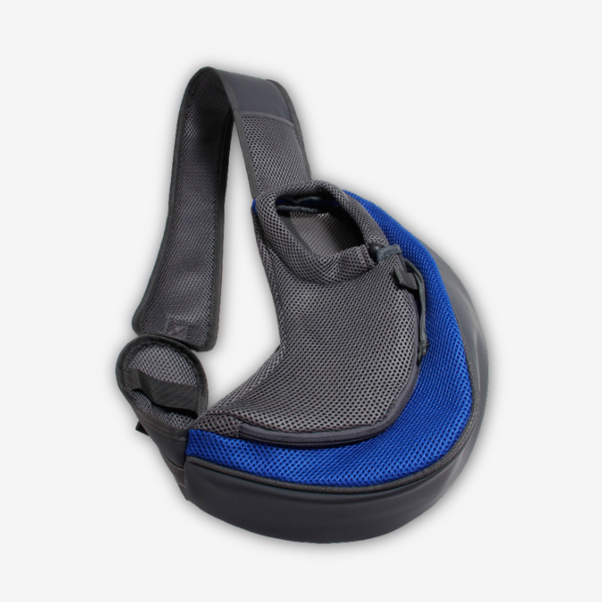 Yogi-Pets Hands-free Pet Carrier Sling Bag with Breathable Mesh - Blue and Black