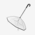 Yogi-Pets Transparent Dog Umbrella with Integrated Leash for Rain Protection